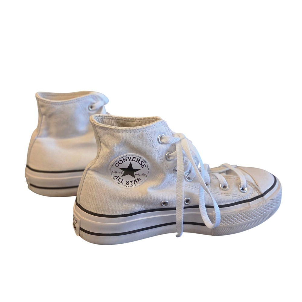 Converse Chuck Taylor All Star Lift White Platform High Top Sneakers